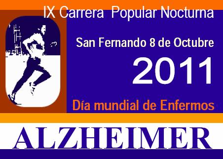 IX CARRERA POPULAR NOCTURNA ENFERMOS DE ALZHEIMER.